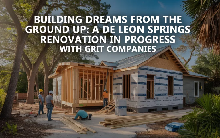 Building Dreams from the Ground Up: A De Leon Springs Renovation in Progress with GRIT Companies