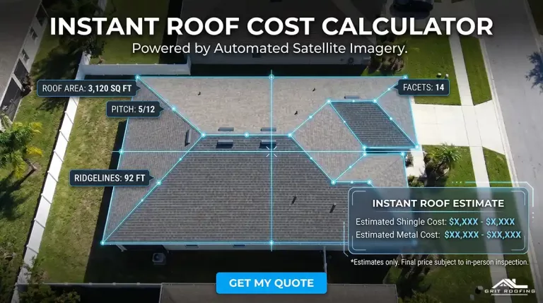 Instant Roof Replacement Cost Calculator Built for FL Homeowners